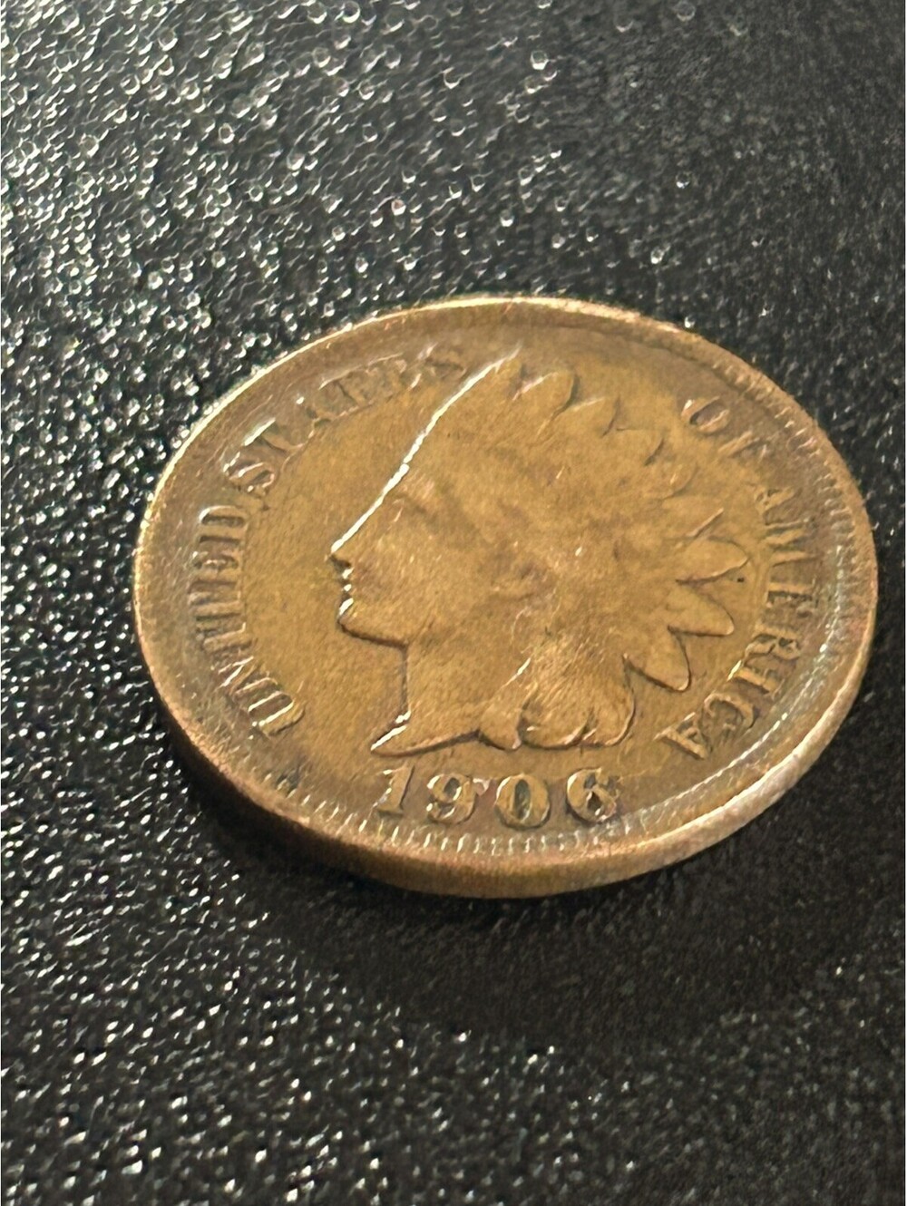 1906 Indian Head Cent 1c Circulated Penny - Picture 2 of 4